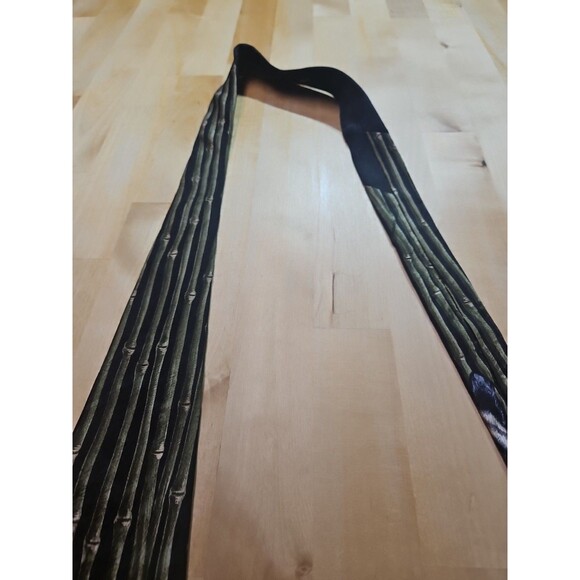 Endangered Species Vintage Panda Bear In Bamboo Tie 100% Silk - Picture 6 of 13